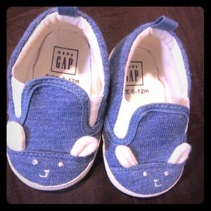 Baby Gap Easter bunny infant slip on shoes